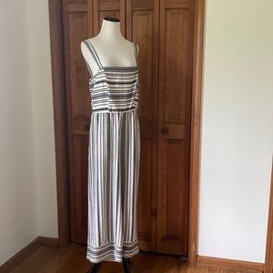 Speechless Black & White Jumpsuit, Size L